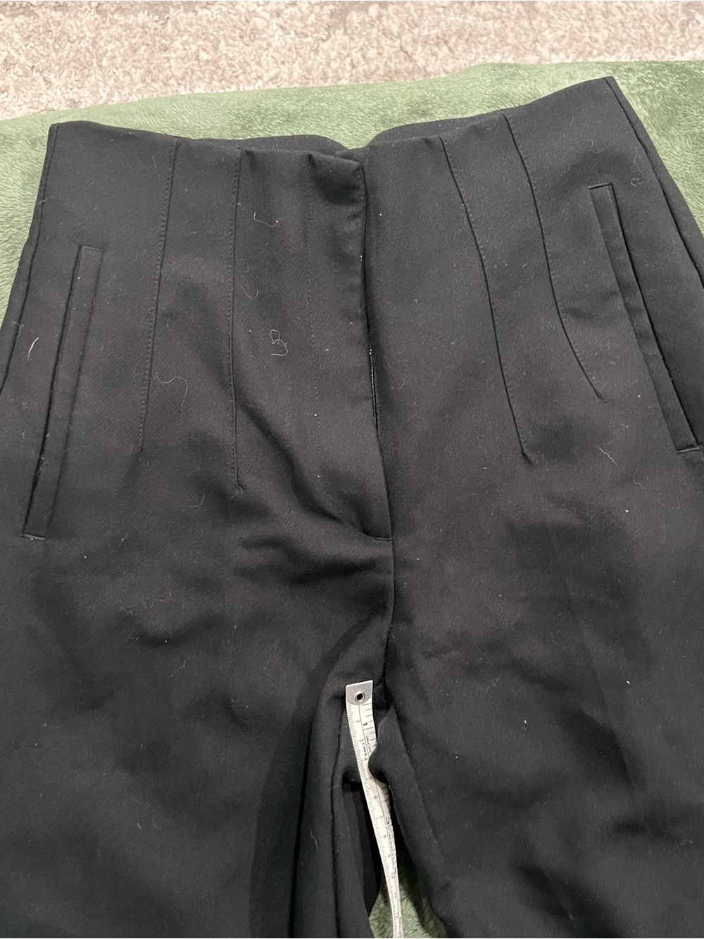 Zara Men's Black Dress Pants - Tailored Straight Leg